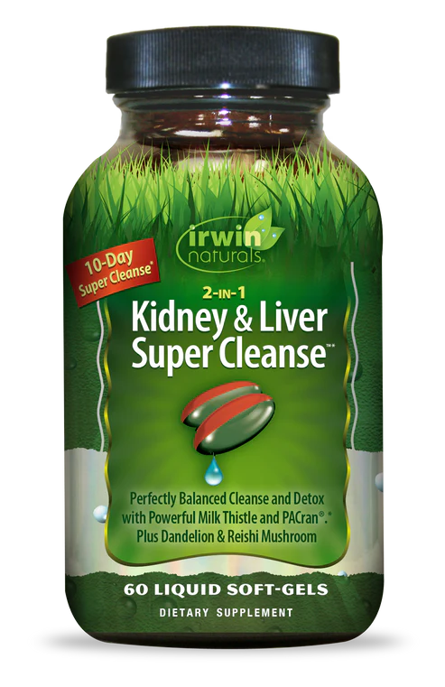 2-IN-1 Kidney & Liver Super Cleanse by IRWIN NATURALS