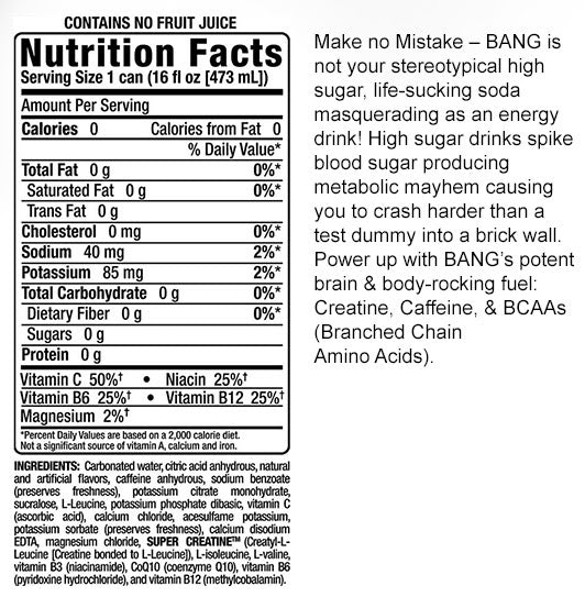 BANG ENERGY DRINK
