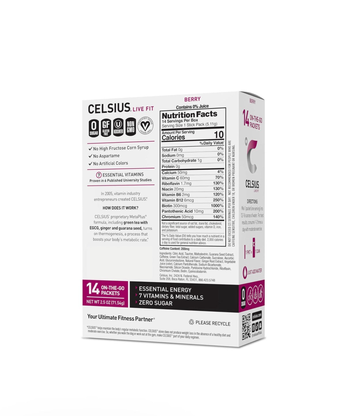 CELSUIS LIVE FIT ESSENTIAL ENERGY