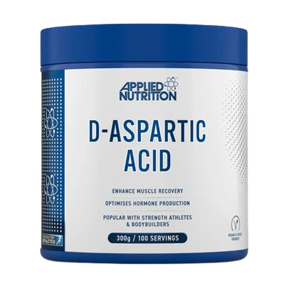 D-Aspartic Acid Testosterone Boosting Supplement for Men Natural Peak Performance 100 Servings by APPLIED NUTRITION