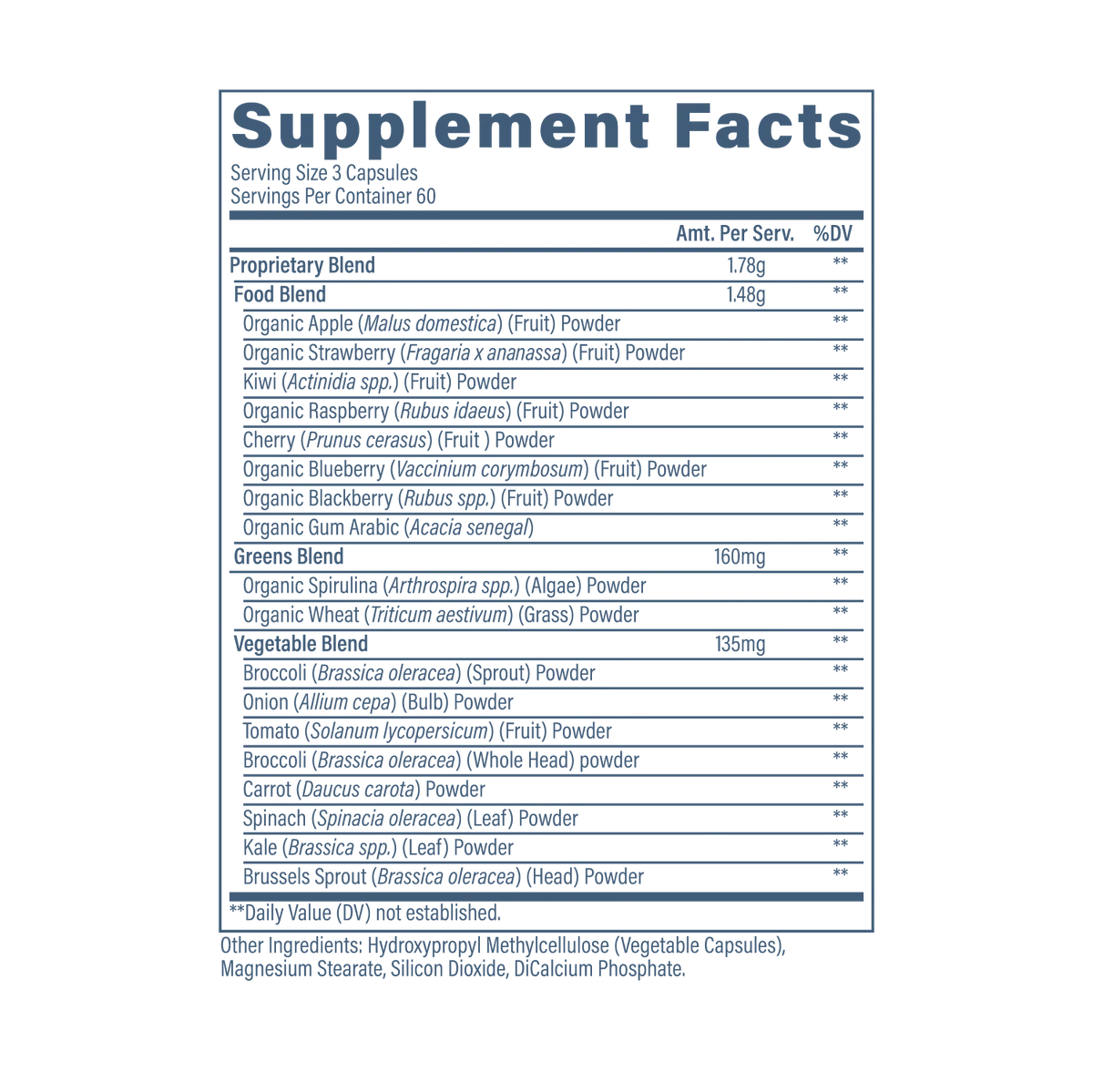 Daily Greens 180Caps Superfood Blend For Energy Digestive Support And General Wellness For Health Conscious Adults by REVIVE MD