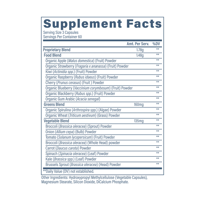Daily Greens 180Caps Superfood Blend For Energy Digestive Support And General Wellness For Health Conscious Adults by REVIVE MD