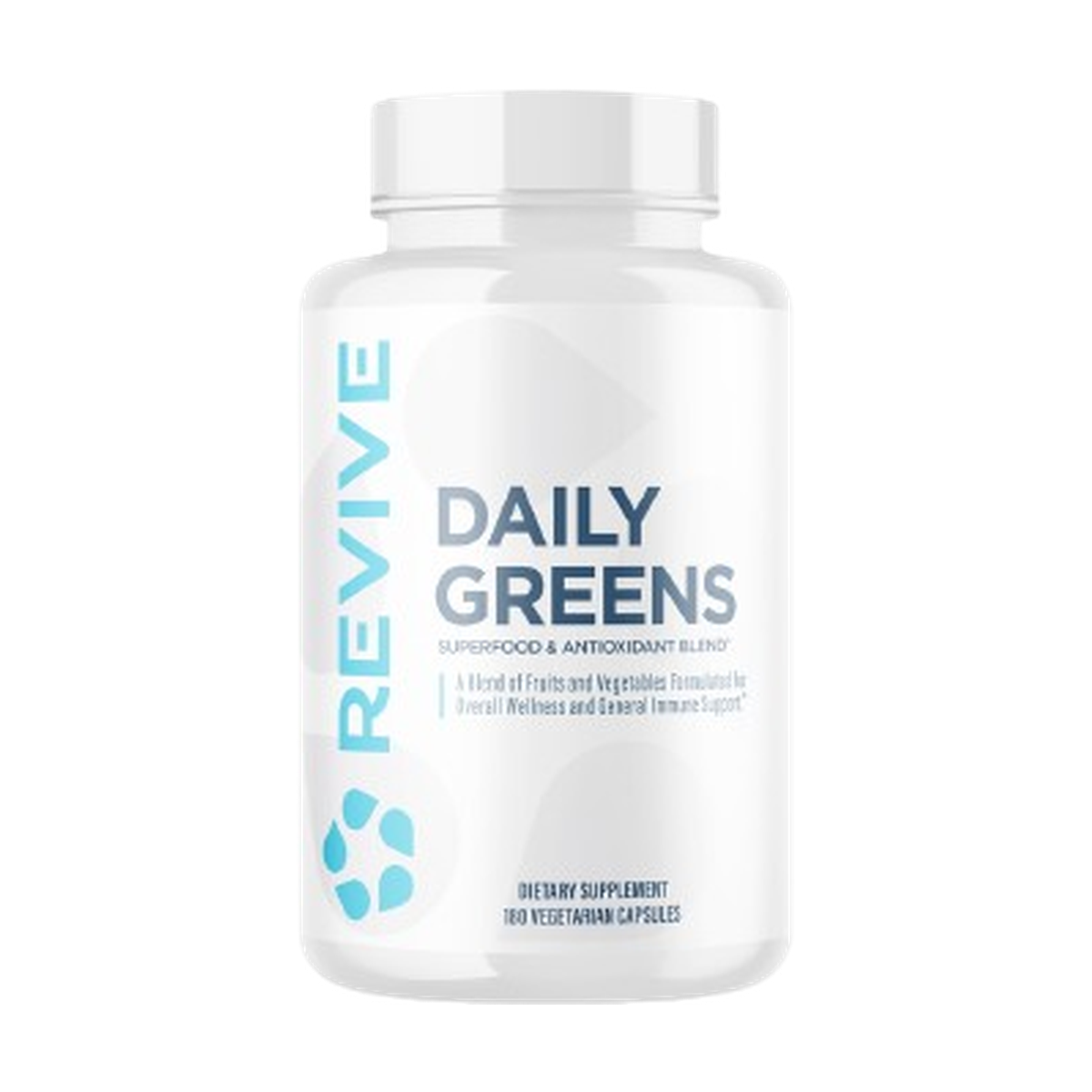Daily Greens 180Caps Superfood Blend For Energy Digestive Support And General Wellness For Health Conscious Adults by REVIVE MD