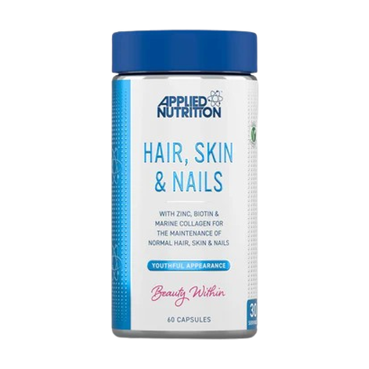 Hair Skin And Nails Collagen Capsules For Women Strengthens Hair Nails And Radiant Skin With Marine Collagen by APPLIED NUTRITION