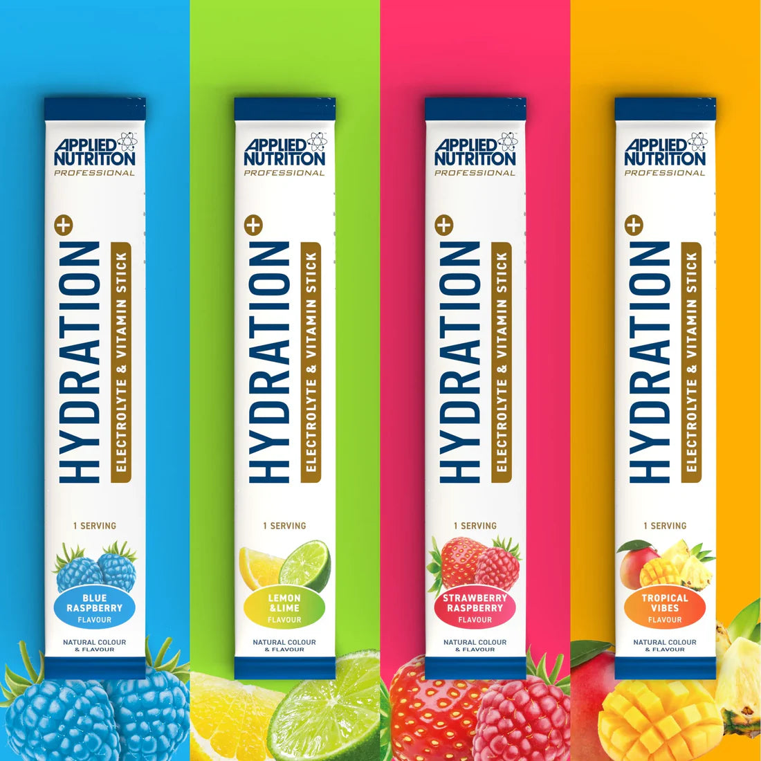 Hydration Plus Electrolyte And Vitamin Powder Stick Pack For Athletes On The Go Enhanced Hydration And Energy by APPLIED NUTRITION