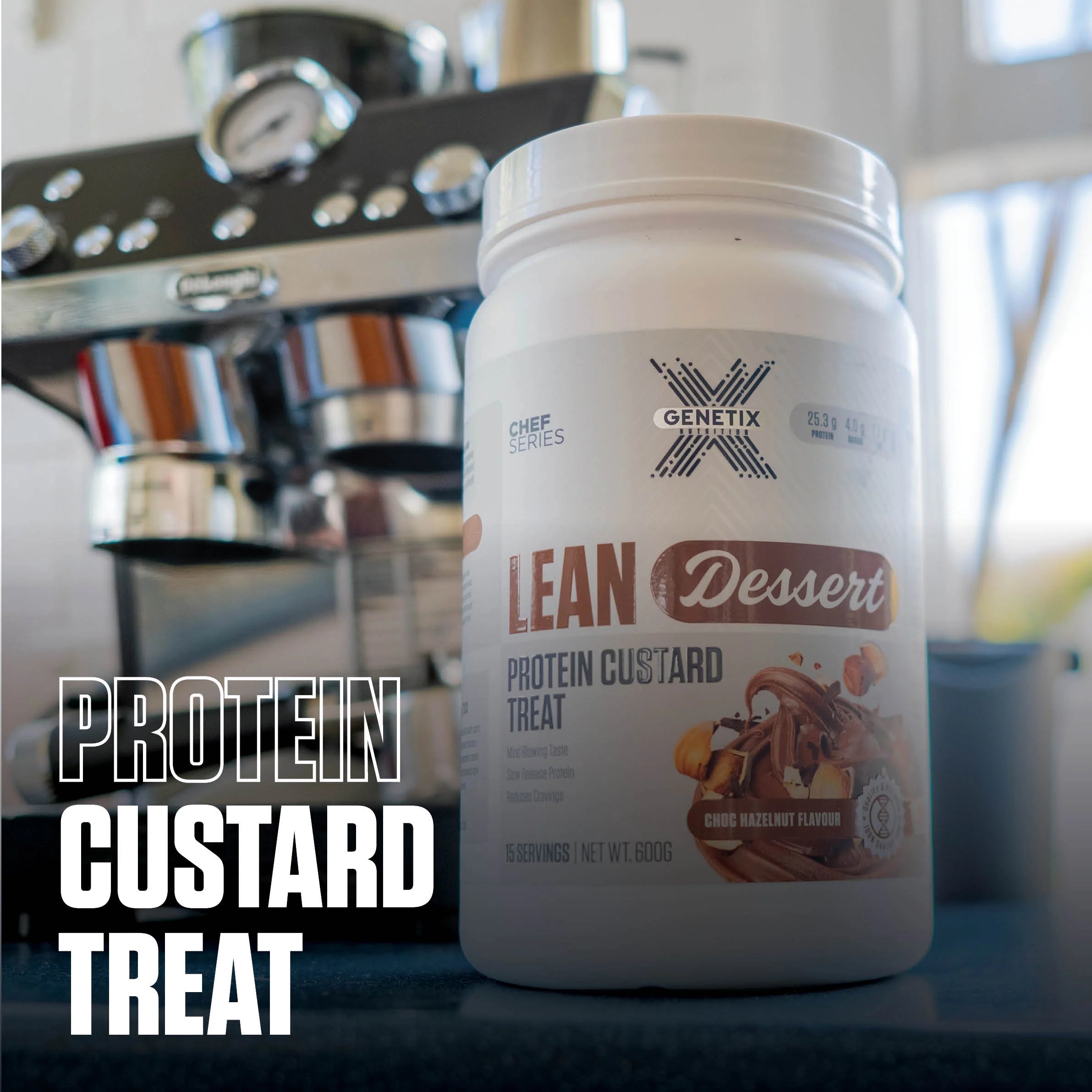 Genetix Nutrition Lean Dessert High Protein Low Calorie Snack For Athletes And Fitness Enthusiasts by GENETIX