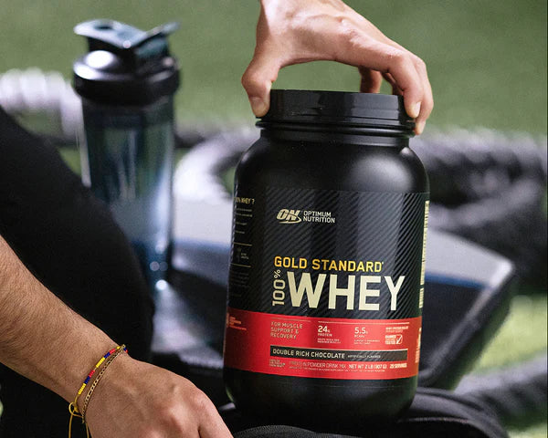 Optimum Nutrition Gold Standard 100 Percent Whey Protein For Athletes Muscle Growth 24 Grams Per Serving 5 Pounds by ON NUTRITION