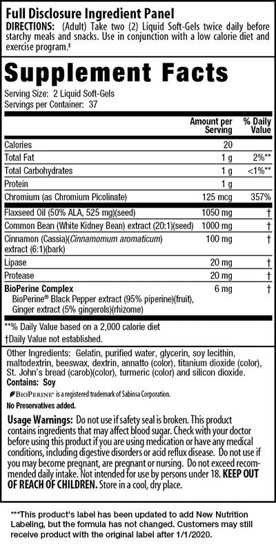 IRWIN NATURALS Maximum Strength 3-in-1 Carb Blocker by IRWIN NATURALS