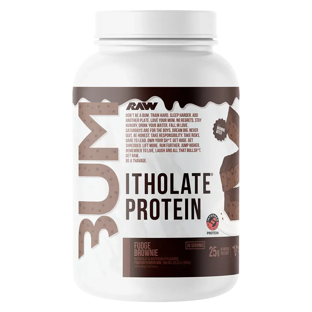 RAW Bum Itholate Protein Fudge Brownie