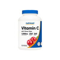 Nutricost Vitamin C with Rose Hips Capsules by NUTRICOST