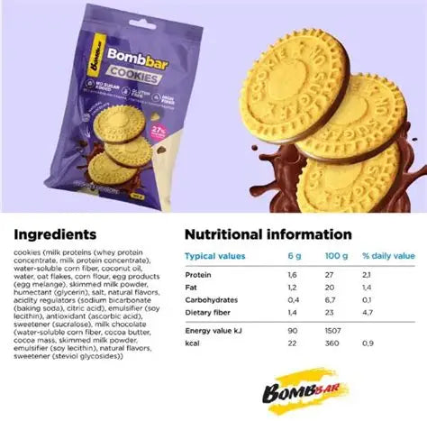 BOMBAR Gluten Free Protein Cookies 100g