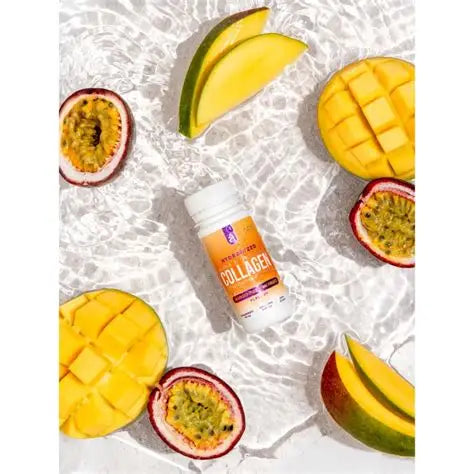 NanoSupps Collagen Shot Mango Passion Fruit Ready To Drink For Beauty Lovers Skin Support And Hydration by NANO SUPPS