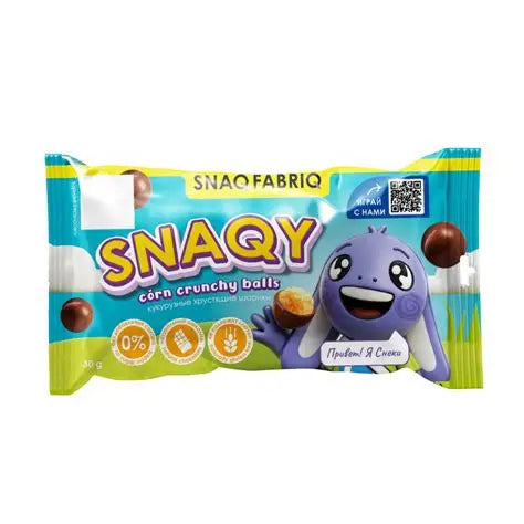 Snaqy Corn Crunchy Balls 30g Pack of 12