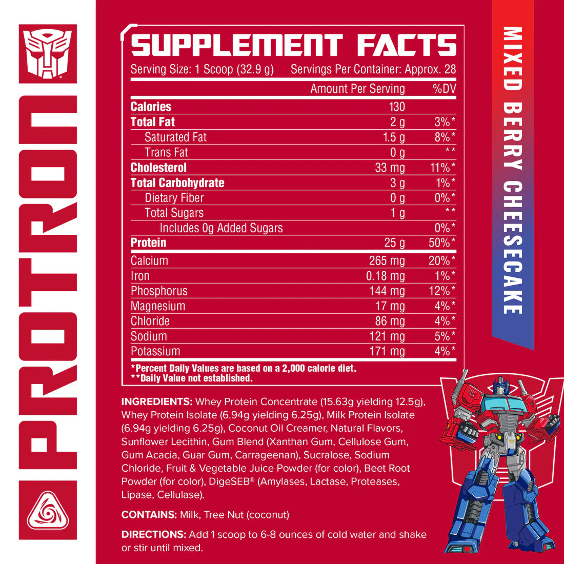 CORE NUTRITIONALS Transformers® Bumblebee Protein