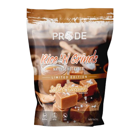 Pride Rice N Grinds Natural 100 Percent Organic White Rice Breakfast Cereal for Busy Healthy Families by PRIDE FOODS