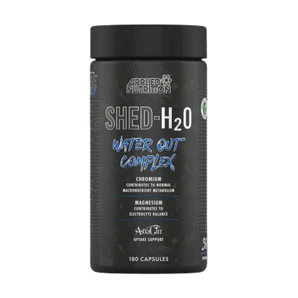 Shed H2O Water Out Complex Capsules With AstraGin Chromium Veggie Shell Halal by APPLIED NUTRITION
