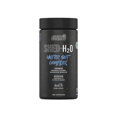 Shed H2O Water Out Complex Capsules With AstraGin Chromium Veggie Shell Halal by APPLIED NUTRITION