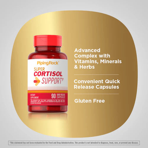 Super Cortisol Support, 90 Quick Release Capsules by piping rock