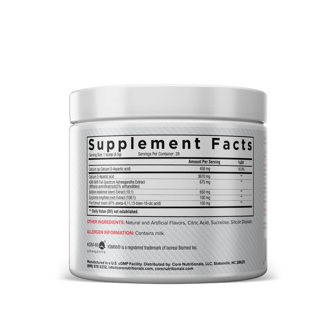 CORE NUTRITION – TEST