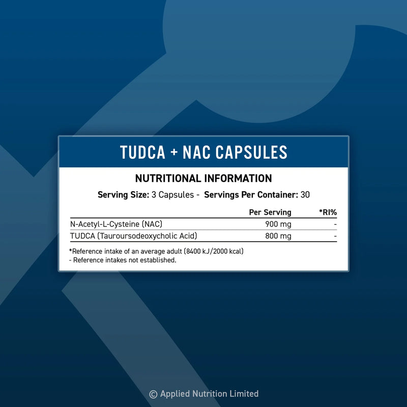 TUDCA + NAC CAPSULES by APPLIED NUTRITION