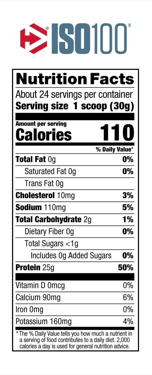 Dymatize ISO 100 Protein 1.3 LB