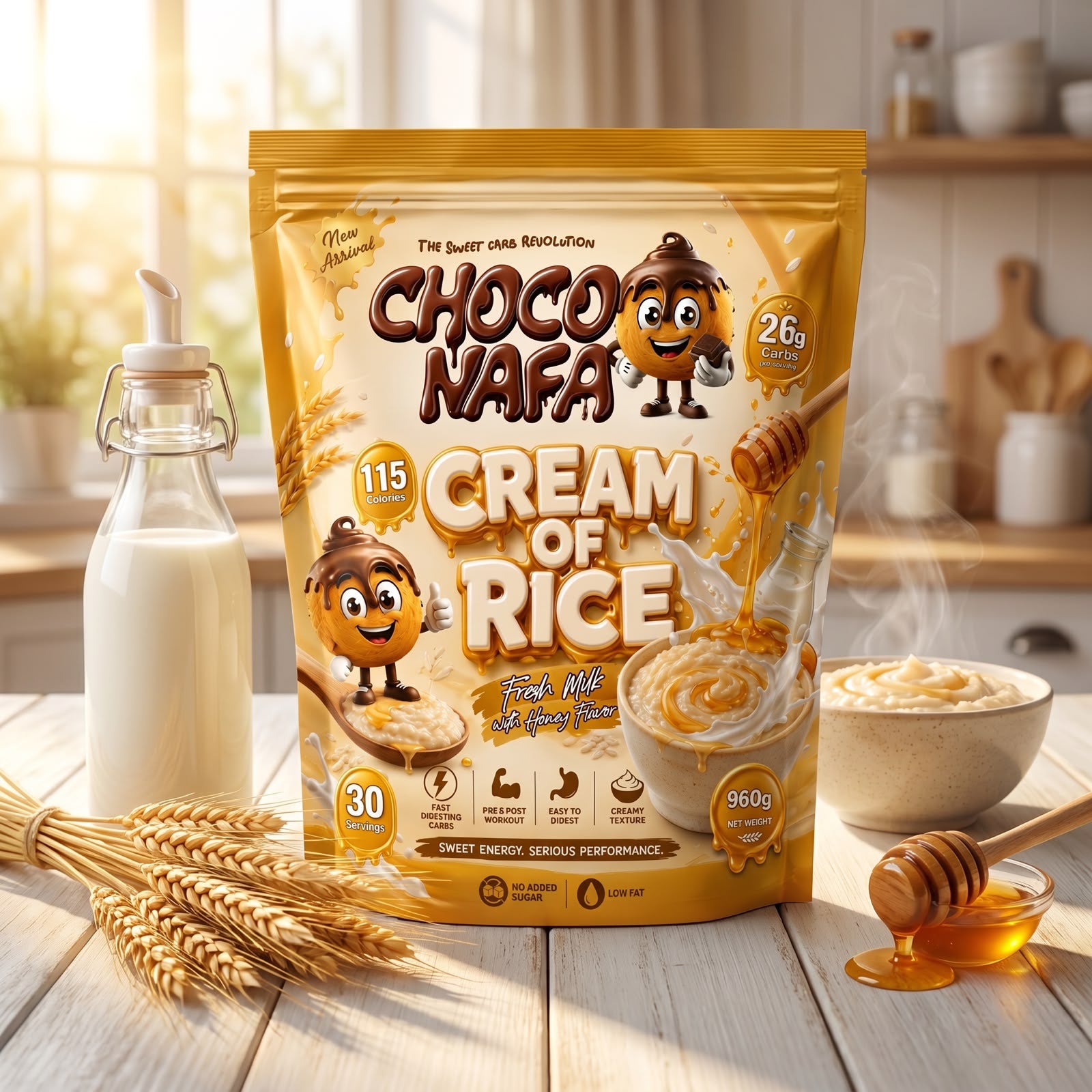 CHOCO NAFA CREAM OF RICE 960G