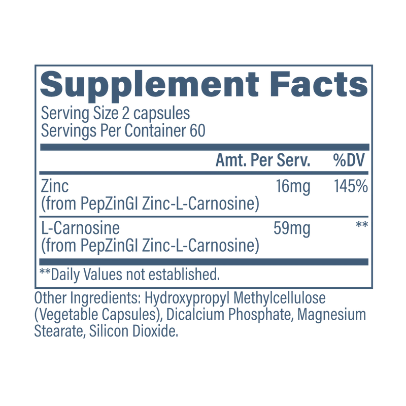 REVIVE Zinc Carnosine 120 CAPS by REVIVE MD