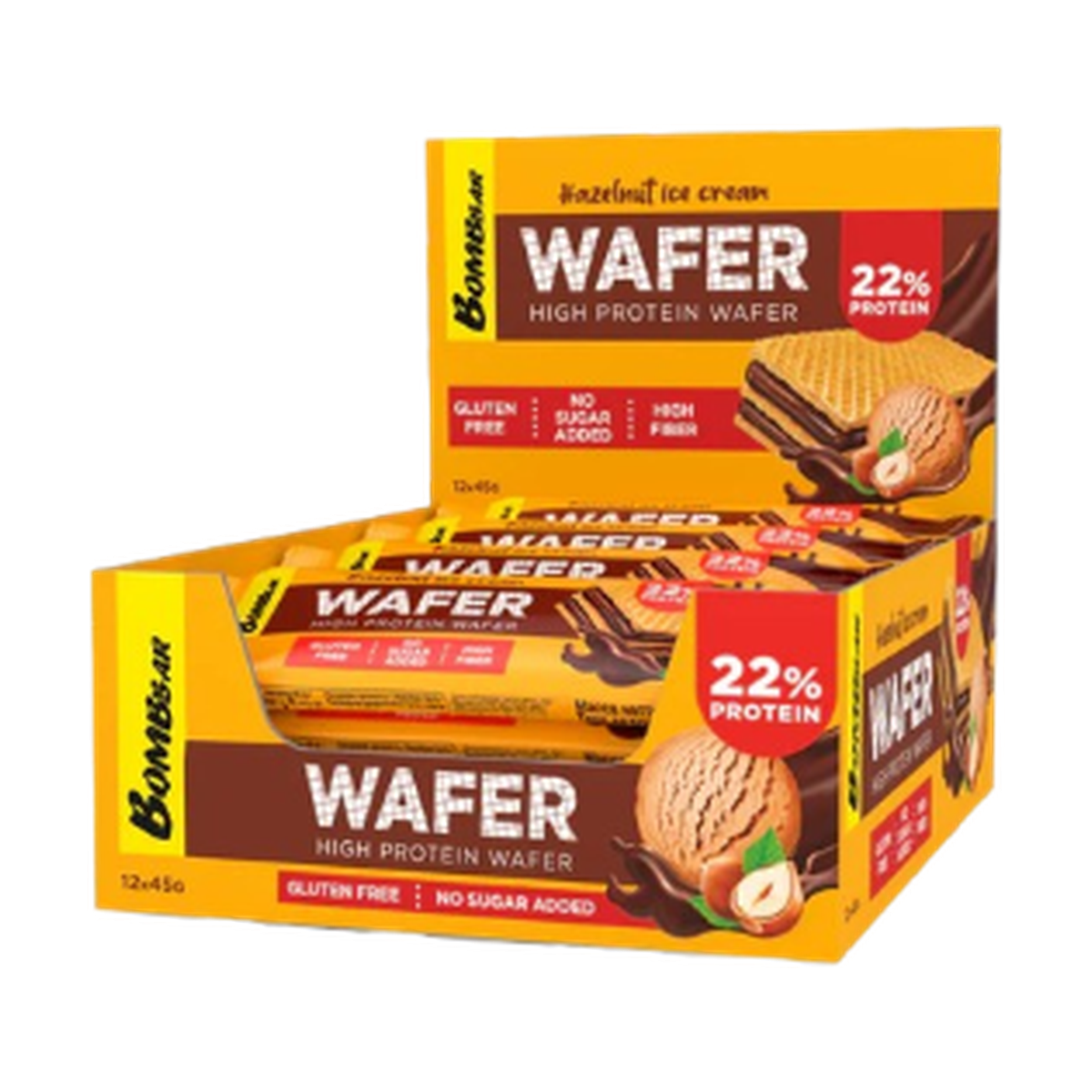 Bombbar Wafer Bar 45g High Protein - Right Dose supplements