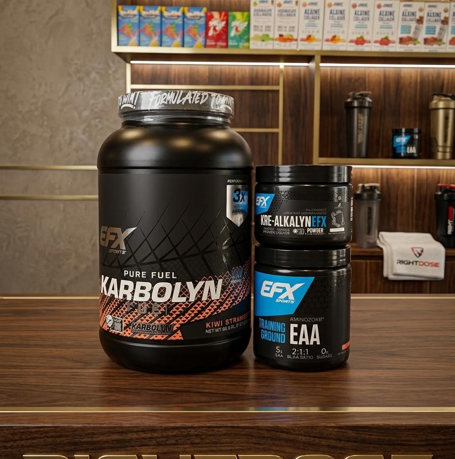EFX Sports Bundle – EAA + Karbolyn Fuel | Recovery & Performance Stack by EFX Sports