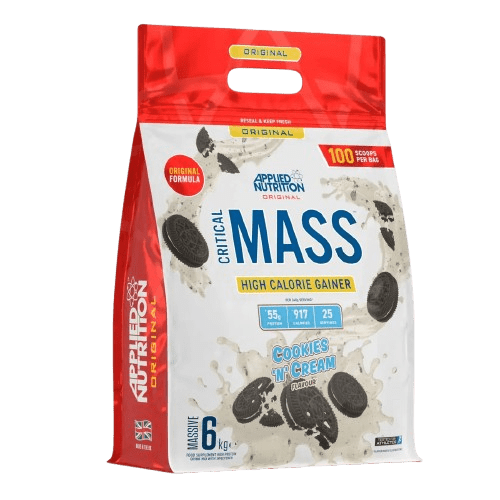 Critical Mass Original 6kg High Calorie Gainer by APPLIED NUTRITION