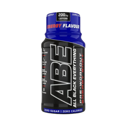 ABE Ultimate Pre Workout Shot For Athletes And Gym Enthusiasts Concentrated Energy Clean Focus No Sugar by APPLIED NUTRITION