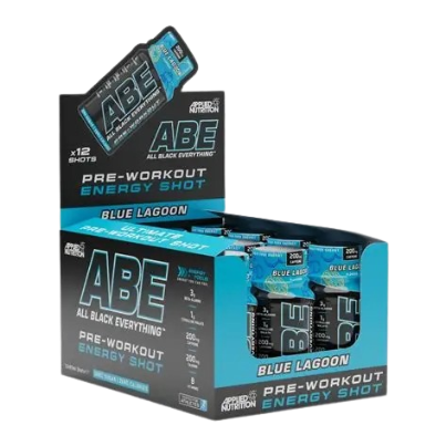 ABE Ultimate Pre Workout Shot For Athletes And Gym Enthusiasts Concentrated Energy Clean Focus No Sugar by APPLIED NUTRITION