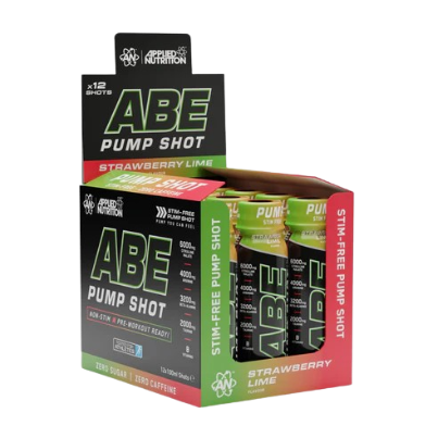 APPLIED NUTRITION Caffeine-Free Cherry Cola Pump Shot For Athletes By ABE Stim-Free Clean Energy And Peak Pump by APPLIED NUTRITION
