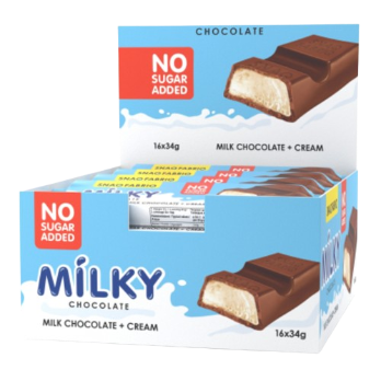 Snaq Fabriq Indulgent Milk Chocolate Bars with Creamy Filling by SANQ FABRIQ