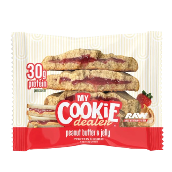 Protein Cookies Milk And Cookies By My Cookie Dealer High Protein Snack Box For Fitness Fans Box Of 12 by MY COOKIE DEALER