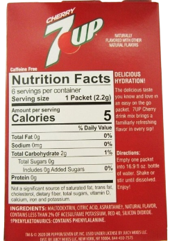 7UP Sugar Free On The Go Drink Mix by 7UP