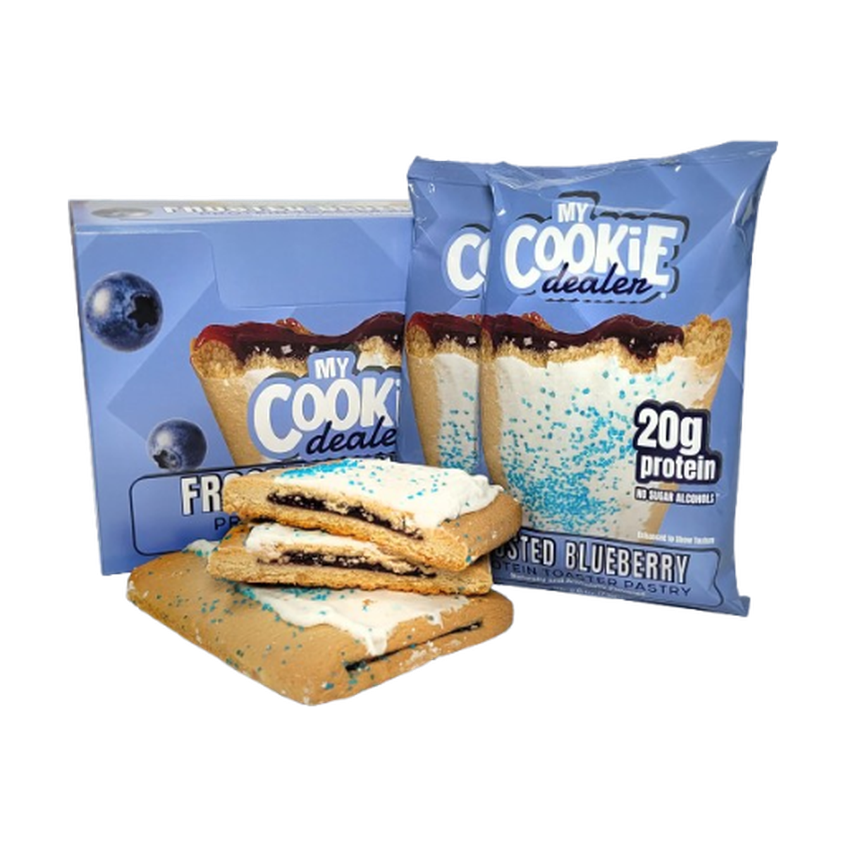 Blueberry Bliss Protein Pie - 20g Protein, Delicious & Nutritious by MY COOKIE DEALER