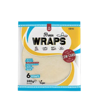 Nanosupps Protein Wrap Wheat Flour Tortilla For Fitness Enthusiasts High Protein Low Carb Fuel by NANO SUPPS