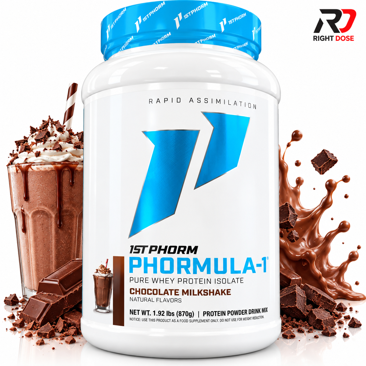 1st Phorm Level-1 Protein – Vanilla Ice Cream – 960g | 30 Servings