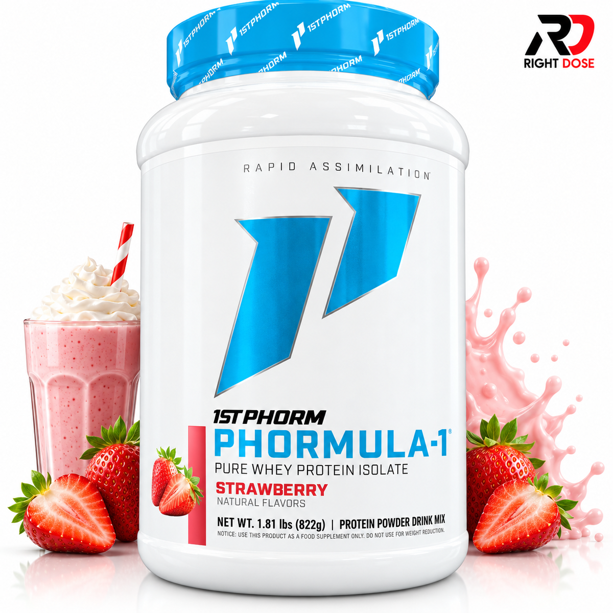 1st Phorm Level-1 Protein – Vanilla Ice Cream – 960g | 30 Servings
