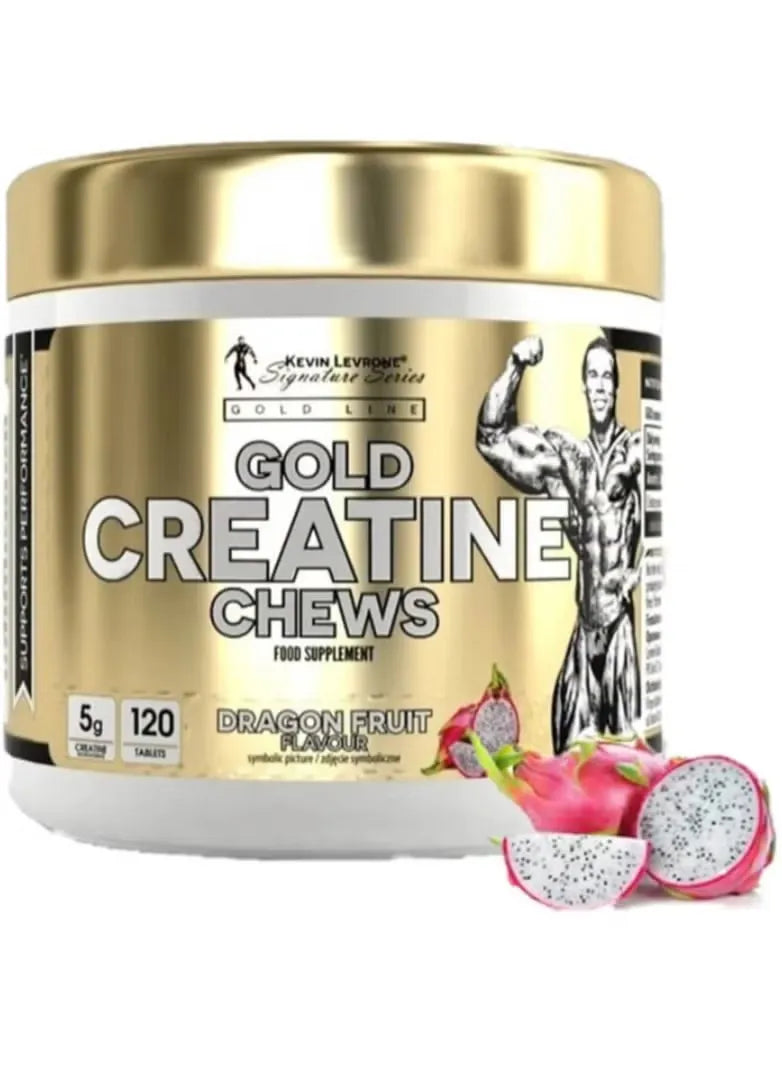 Kevin Levrone Gold Creatine Chews 120 Tablets – Dragon Fruit