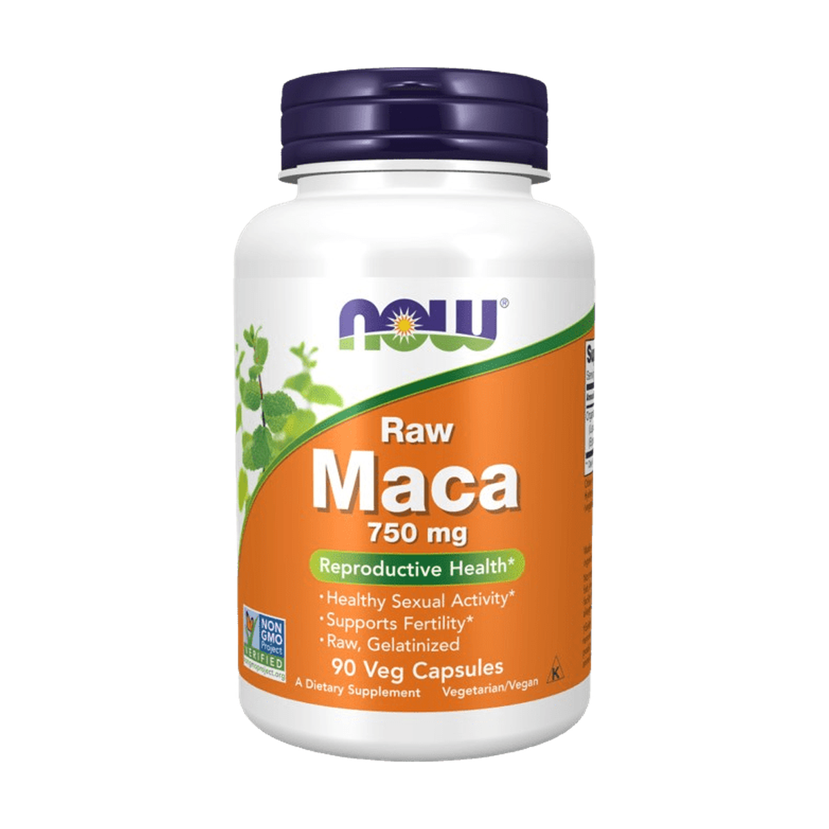 Maca 750 Mg Raw Veg Capsules for Energy Stamina and Hormonal Balance - Right Dose supplements