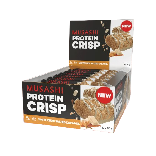 Protein Crisp Bar 60g (Box of 12 Bars)20g protien by musashi