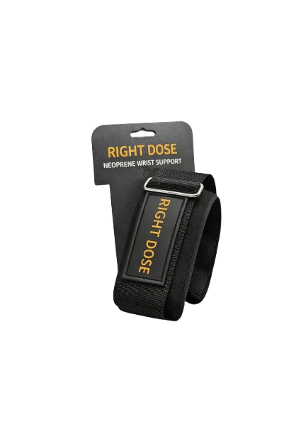 Neoprene Wrist Support for Heavy Lifting and Superior Stability - Right Dose supplements