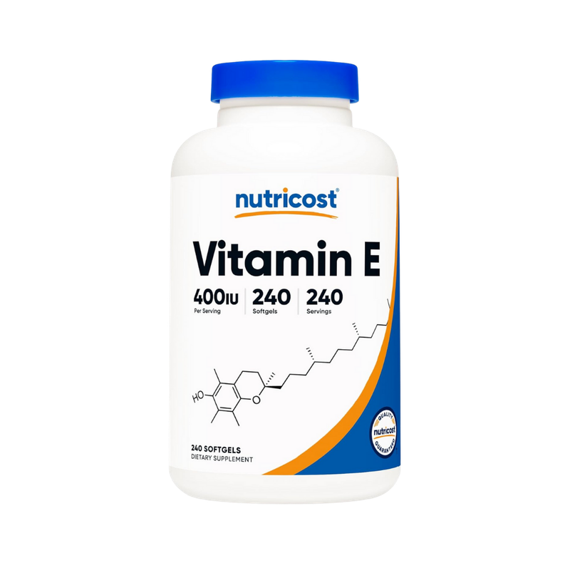 Nutricost Vitamin E – 400 IU – 240 Softgels