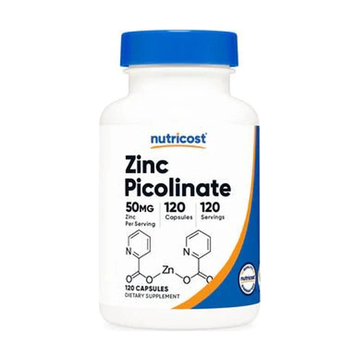 Nutricost Zinc Picolinate 50mg Capsules For Immune Support And Recovery - Right Dose supplements