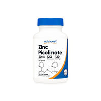 Nutricost Zinc Picolinate 50mg Capsules For Immune Support And Recovery - Right Dose supplements
