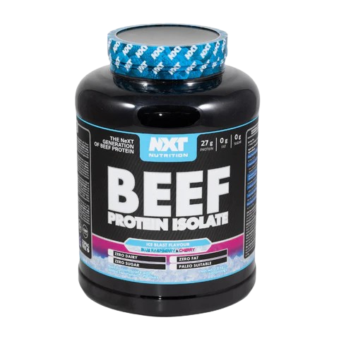 Beef Protein Isolate 1.8kg Dairy Free for Athletes with Full Amino Acid Profile for Muscle Growth and Recovery by NXT NUTRTION