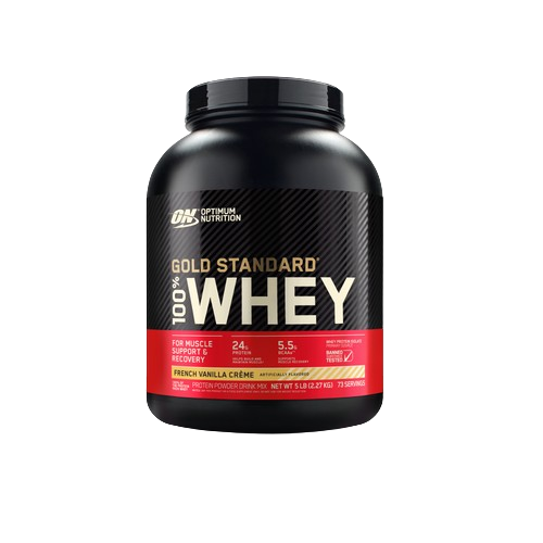 Optimum Nutrition Gold Standard 100 Percent Whey Protein For Athletes Muscle Growth 24 Grams Per Serving 5 Pounds by ON NUTRITION