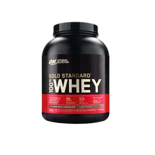 Optimum Nutrition Gold Standard 100 Percent Whey Protein For Athletes Muscle Growth 24 Grams Per Serving 5 Pounds by ON NUTRITION